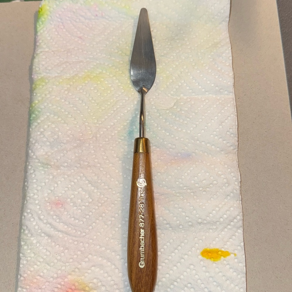 Vintage Grumbacher palette knife #28